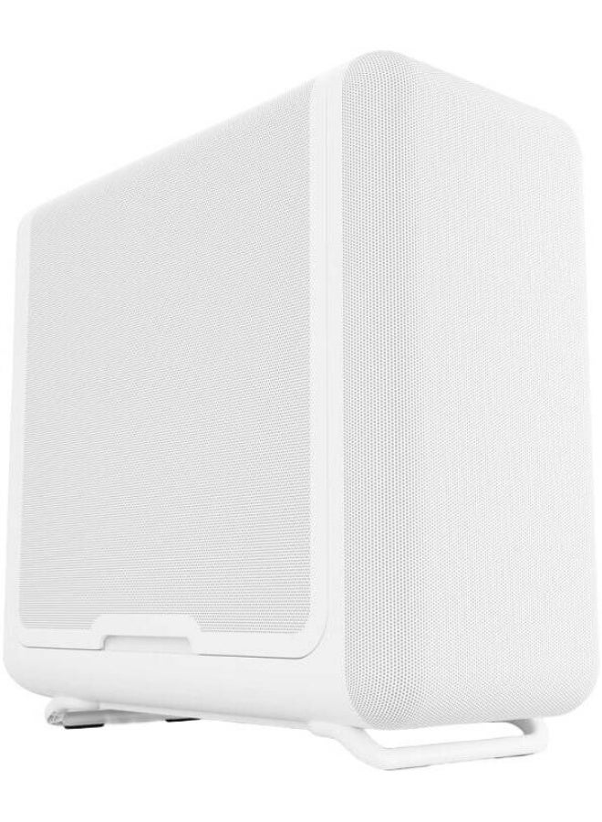 هايت علبة كمبيوتر X50 Air ATX متوسطة الحجم، ألواح شبكية كاملة عالية التدفق للهواء، تدعم حتى 10 مراوح 120 مم، تدعم مشعات تبريد 360 مم، مساحة كافية لبطاقة رسومات 430 مم، منافذ USB-C أمامية، لا تشمل المراوح، لون أبيض ثلجي | CS-HYTE-X50A-WW - Image 1